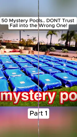 50 Mystery Pools.. DONT Trust Fall into the Wrong One!