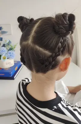 Tóc búi xinh cho bé gái #xuhuong #tocbegai #tocdepmoingay #begai #buitoc 