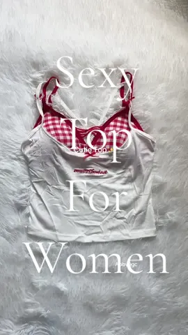 Women’s sexy plaid lace vest fake two-piece camisole top @ALGDMYYS #sexytop #topsforwomen #trendingtop #camisoletop #topsrecommendation 