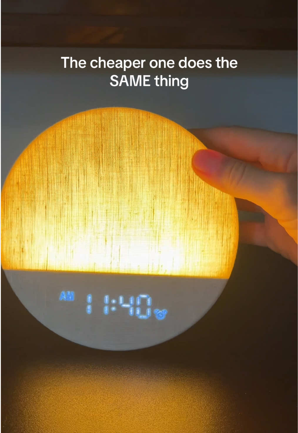 One thing I could recommend for better mornings is this sunrise alarm clock  #sunrisealarmclock #alarmclock #sunriseclock #alarmclocksoundmachine #soundmachinereview 