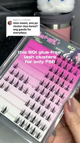 Replying to @. here na madam! 🤍#BQI #bqieyelashes #lashclusters #diylashes #lashesoftiktok #lashesrecommendation #selfadhesive #comicrabbit #naturallook #fyp #fypage #fypシ゚ 