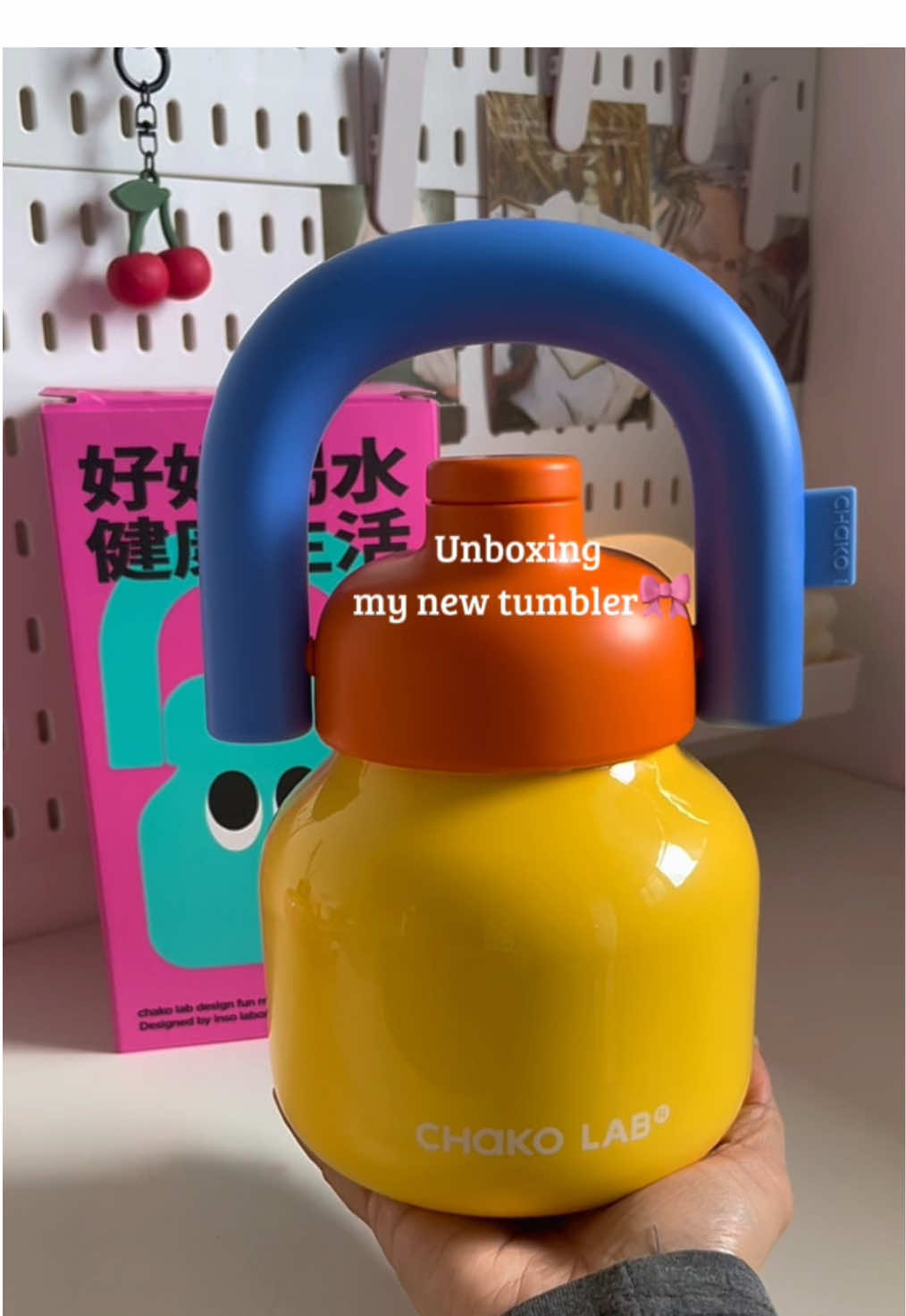 Seriuslah,comel sangat ni!🥹✨ #chakolab #tumblerviral #tumbler  #aesthetic #thermos 
