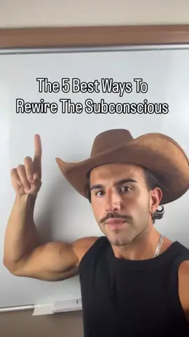 THE 5 BEST WAYS TO REWIRE AND REPROGRAM THE SUBCONSCIOUS MIND. 1. REPETITION  2. VISUALIZATION 3. HYPNOSIS  4. SOMATIC RELEASE 5. ENVIRONMENTAL QUES #childhoodconditioning #subconsciousmind #subconsciousconditioning #subconsciousreprogramming #reprogramming 