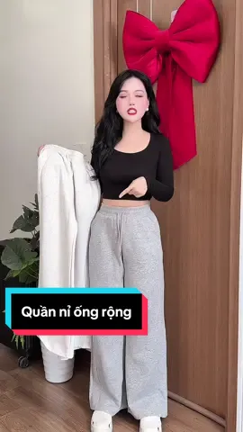 Quần nỉ cạp cao tôn dáng #quanni #quannicapcao #quannithoitrang #quannidep 