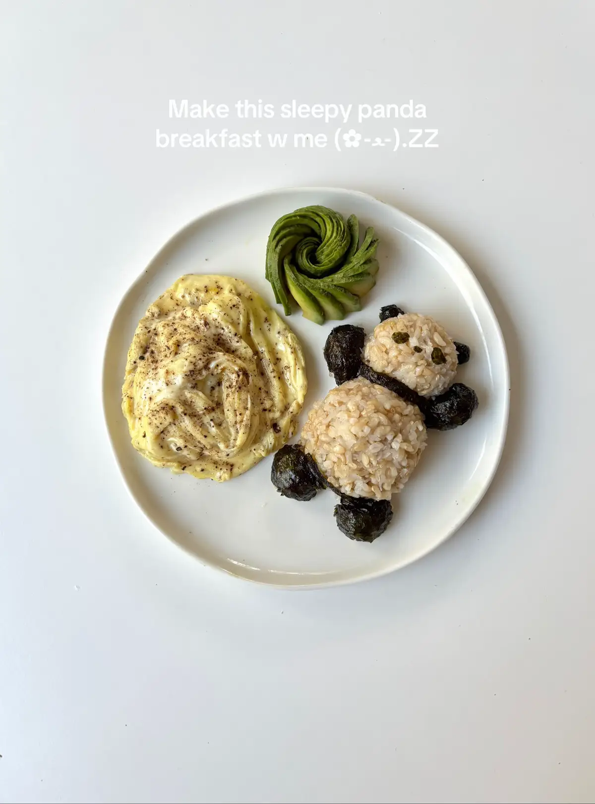 Sometimes the simplest dishes are the most delicious  #Recipe #tutorial #food #breakfast #panda