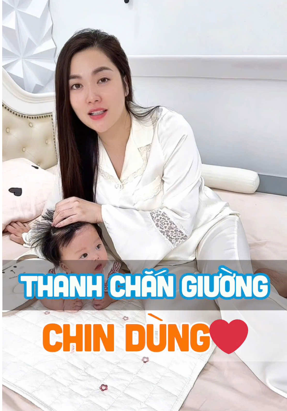 Giai đoạn con biết lẫy thì cũng là lúc giường phải trang bị lại chiếc thanh chắn giường! Và đây là cảm nhận của P về điểm khác biệt vùa chiếc thanh chắn giường đang hot này!#lammecungphuong #thanhchangiuong 
