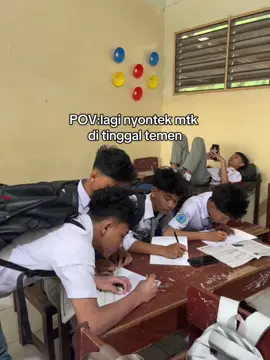 nyontek mtk di tinggal teman🤣fyppppppp #promoseruweekend 