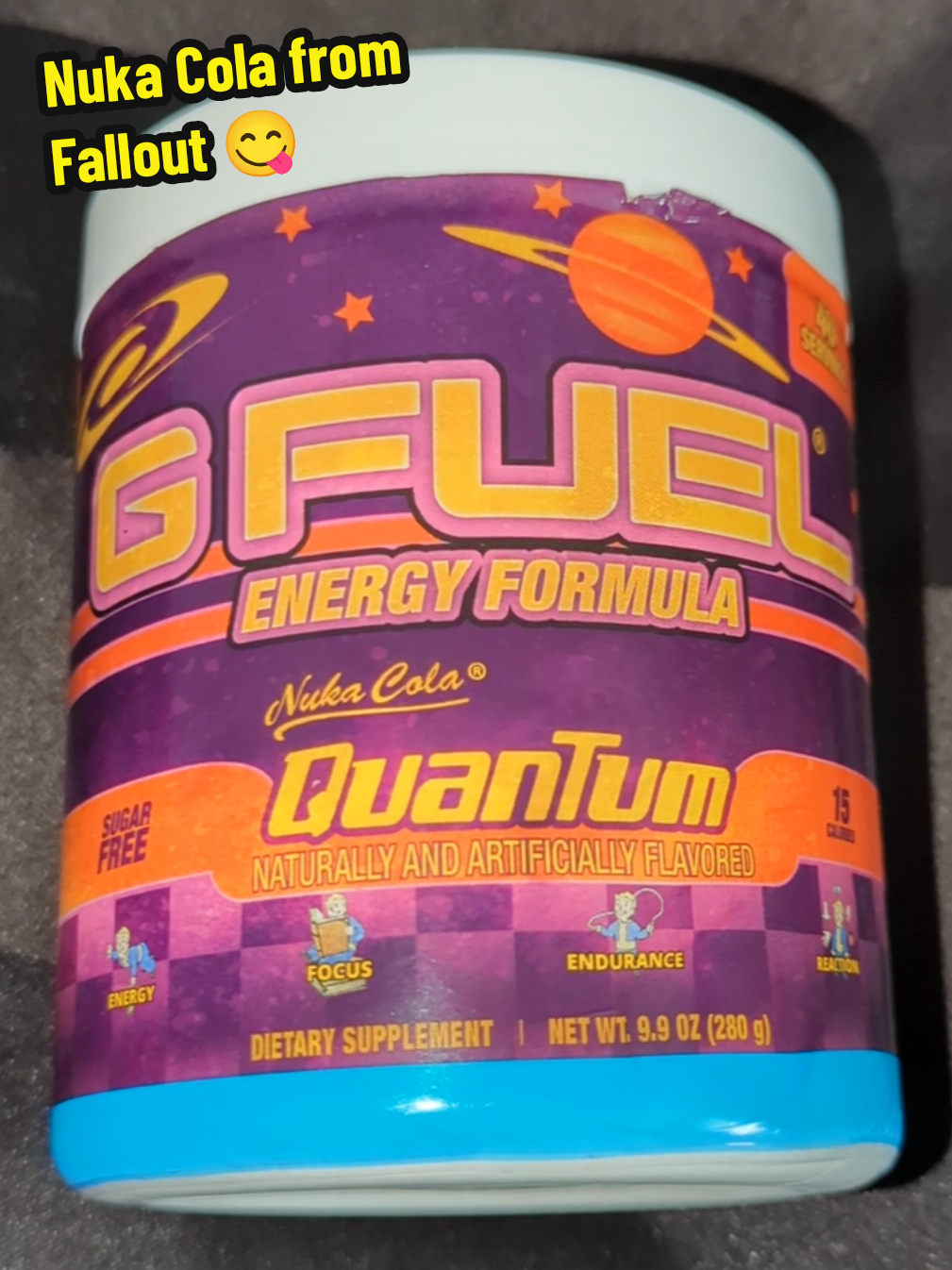 The perfect drink for Fallout fans and it has a great taste 😋 #gfuel #drink #fallout #tiktokshop #tiktokshopfinds 