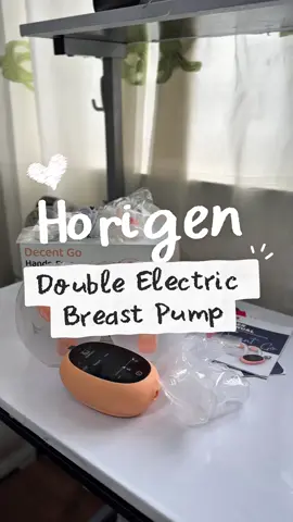 Unboxing my Horigen D6 Wearable Hands-Free Breast Pump 🥹❤️ manifesting for more liquid gold! ☺️🙏🏻 #BreastfeedingJourney #NewMomEssentials #WearableBreastPump #HandsFreePump #PostpartumMustHaves