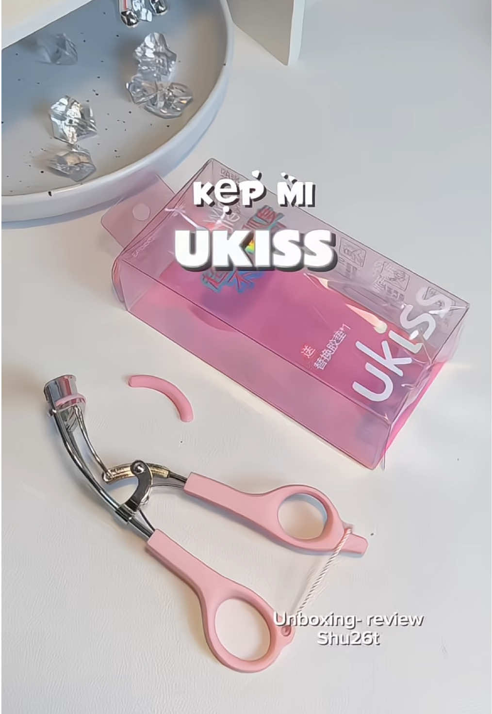 Kẹp mi vừa xinh vừa xịn, dễ dùng lắm nha #ukiss #kepmi #kepmiukiss #makeup #shu26t 