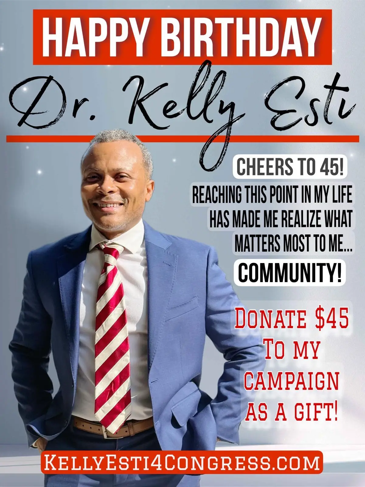 Happy Birthday to me!!! 45 is here…. The good 45 not the bad one!!! 