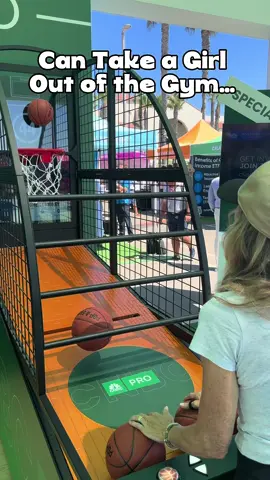 Can take a girl out of the gym but you can’t take the gym out of a girl. #hoopster #ilovehoops #genxgirl #jock #baller