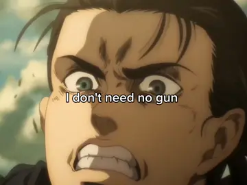 Hood Eren anthem😮‍💨😮‍💨 LMAOO but fr ima stop ✌🏾😂 this is all jokes  #aot #eren #giftok #fyp #funny 