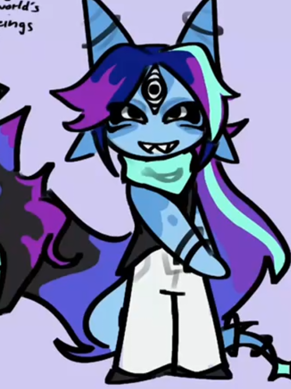 New OC!! their name is Calix, a bit of info about them They are a creature from another worl but their brother exiled them to earth where they were trapped in a mirror for a long time, One day an inventor about to die found it and in exchange of healing her she would release them, now Calix wanders around the earth, learning all about it and following the inventor around Tags!! #ocinfo #ocsheet #art #creativedesign 