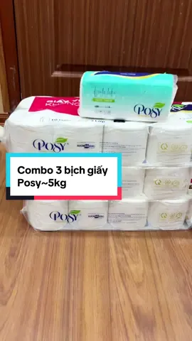 Combo 3 bịch giấy Posy #giayvesinh #xuhuongtiktok 