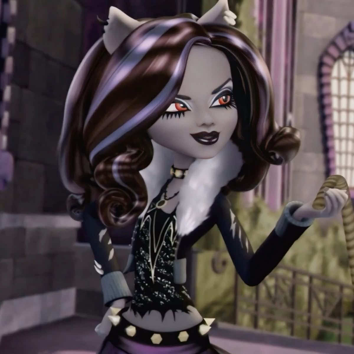 euu quando faço cospobre da shadow clawdeen lobamulher pidona 🐺🌕  #fyp #cosplay #monsterhigh #clawdeenwolf 