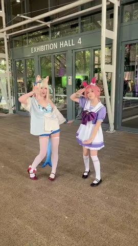 YAYYYY @Frenchy #fyp #foryou #haruurara #samekosaba #cosplay 