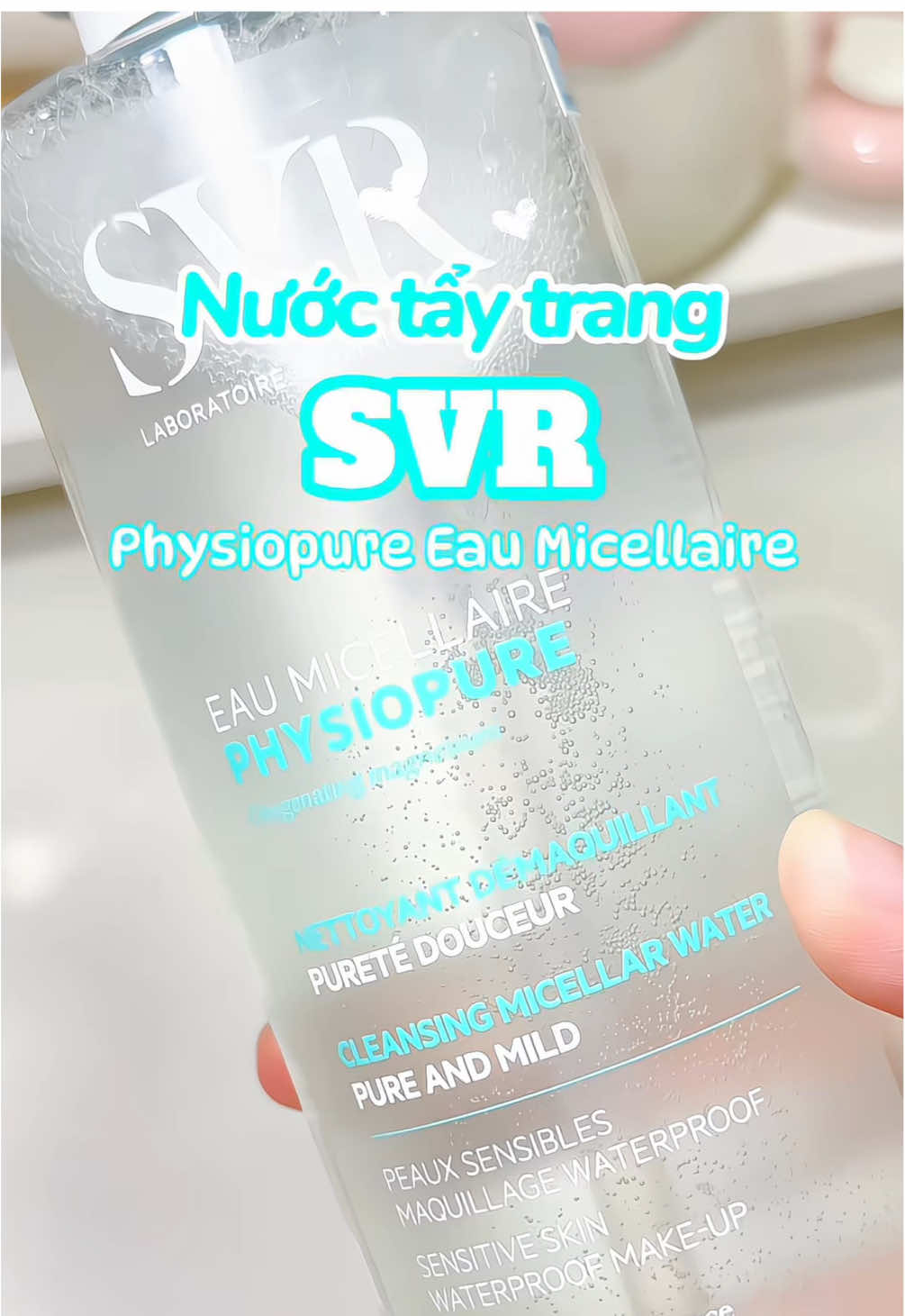 Nước tẩy trang tui lun tin tưởng #xuhuongtiktok #unboxing #nuoctaytrangsachsau #svr #nuoctaytrang 