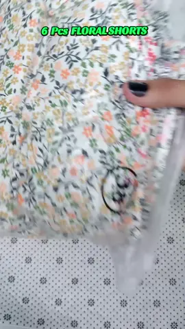 6pcs Floral Short Dolphin Sexy shorts for women #foryouuuuuuuuuuuuu #floraldesign #6pcsfloralshorts #foryoupage❤️❤️ #fyppppppppppppppppppppppp 