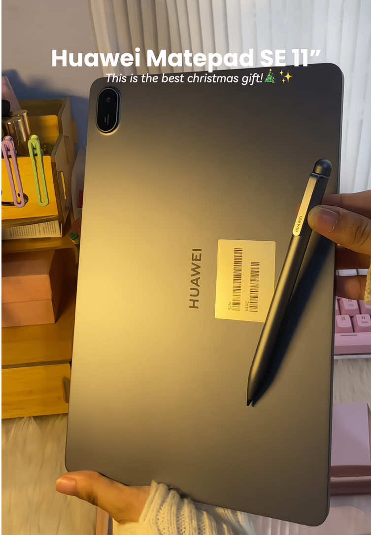Looking for a christmas gift?🎄🎁Check this out! Huawei Matepad SE 11’  #christmasgift #giftideas #tabletforstudents #huaweimatepadse11 #tabletrecommendation   