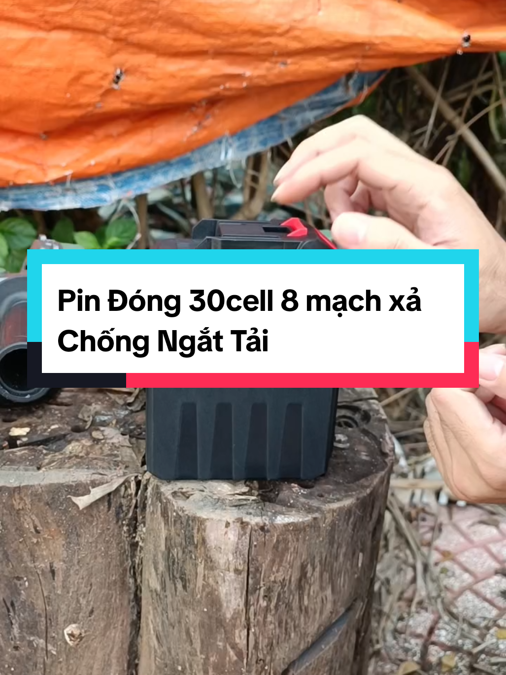 Pin Đóng 30cell 8 Mạch Xả #anhhuyshop #pindong30cell #pin30cell 