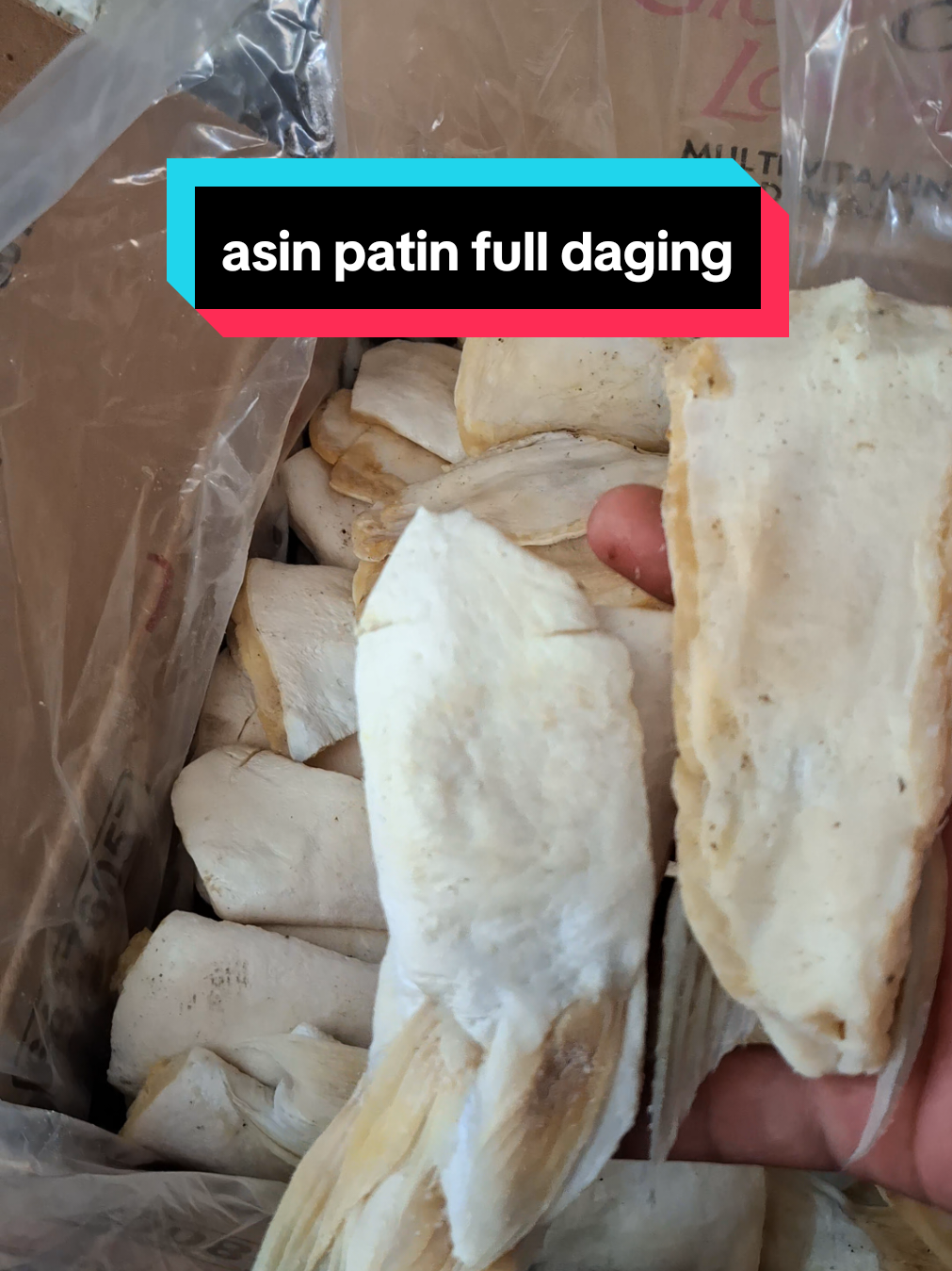 ikan asin perut patin full daging #asinmurah #asin_team🐠 #ikanasin #asinpatin 