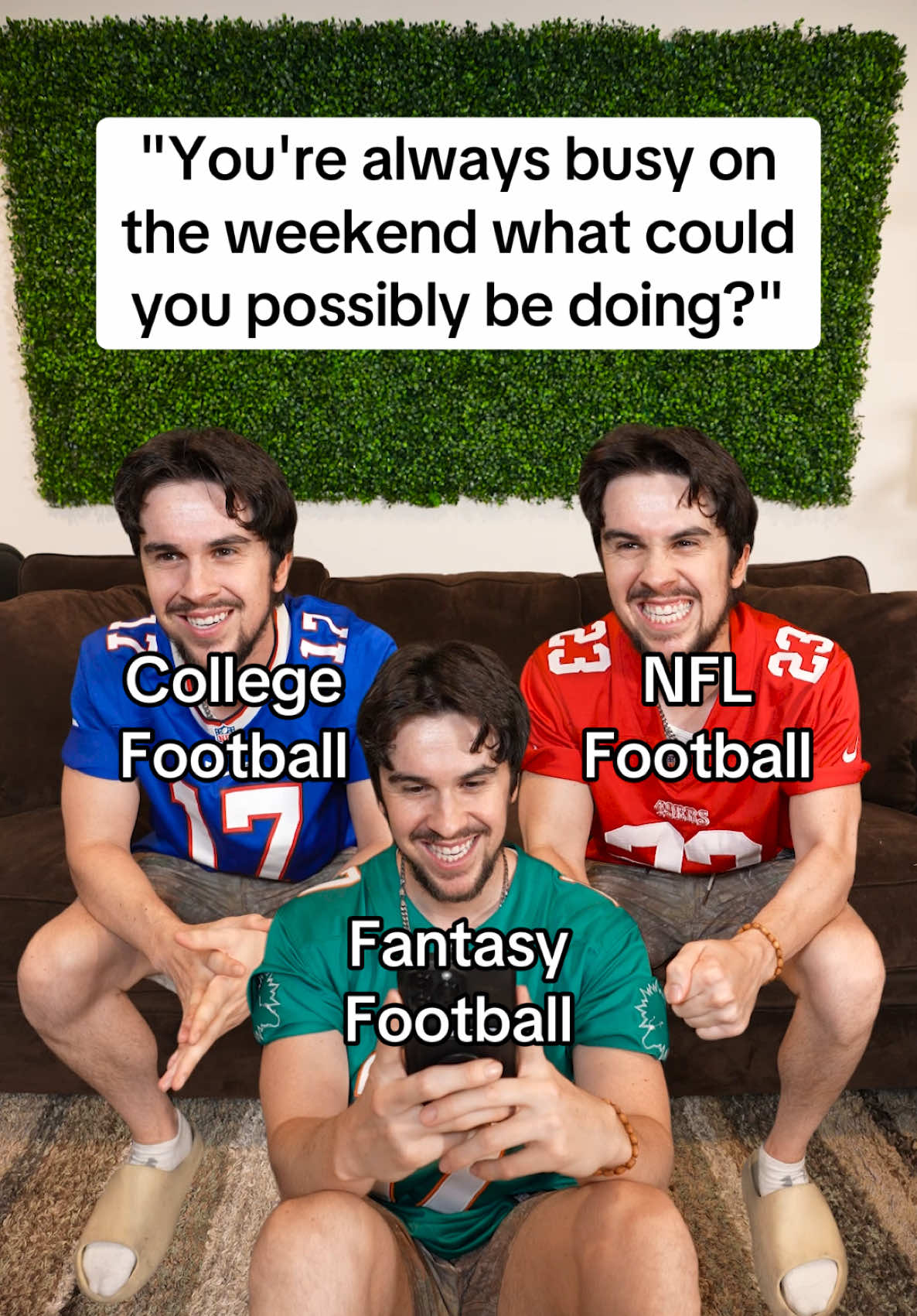 Priorities🤣 #nfl #fantasyfootball #relatable #CollegeFootball #nflfootball 
