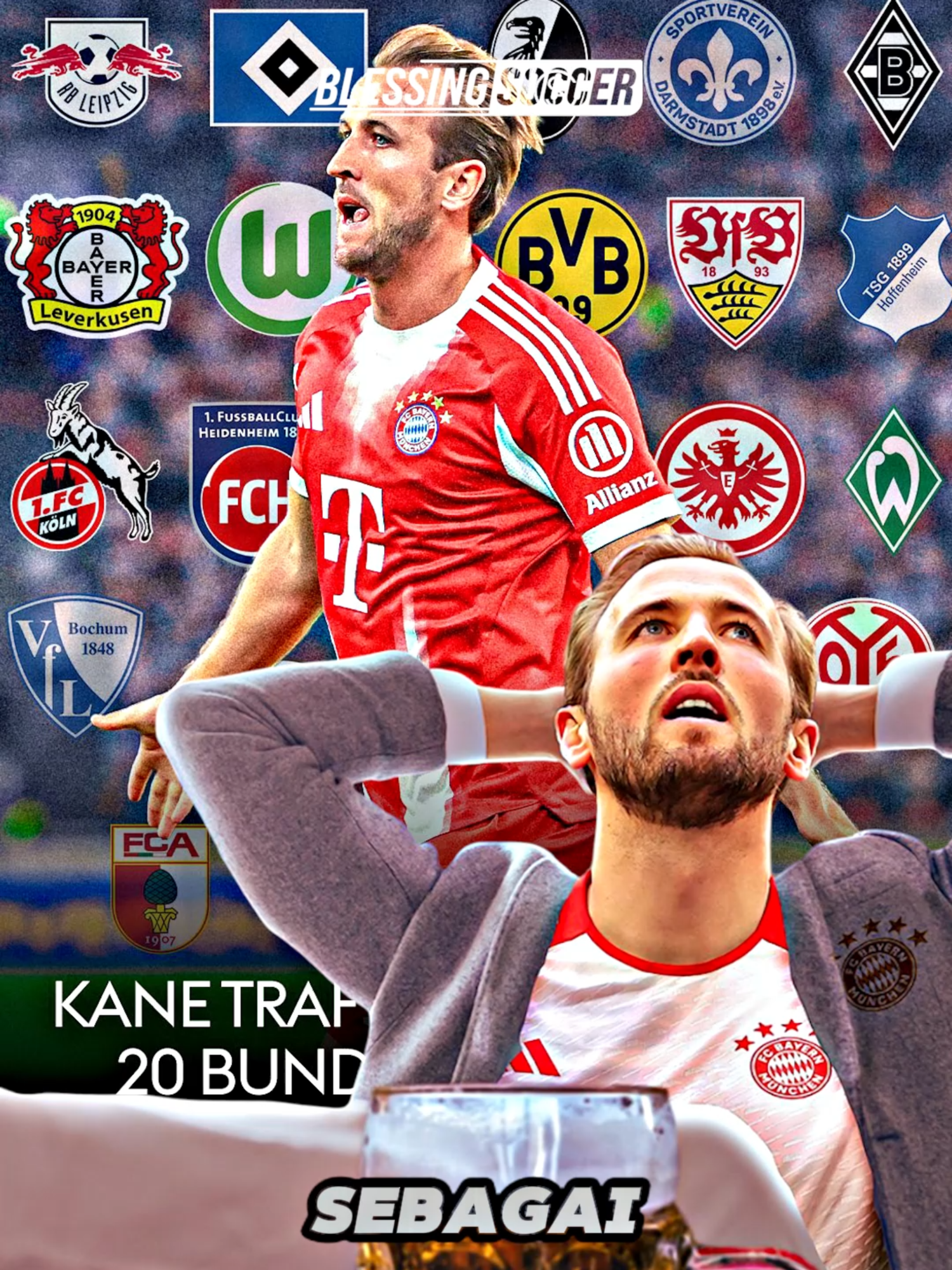 20 Tim Bundesliga Jadi Korban Golnya