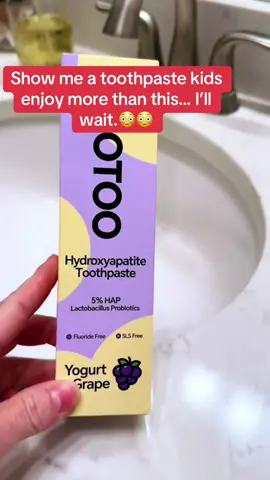 Kid tested mom approved fluoride free toothpaste. The only toothpaste my kids will use! #tiktokshopblackfriday #dealsforyoudays #tiktokcreatorpicks #fyp #safeforkids 