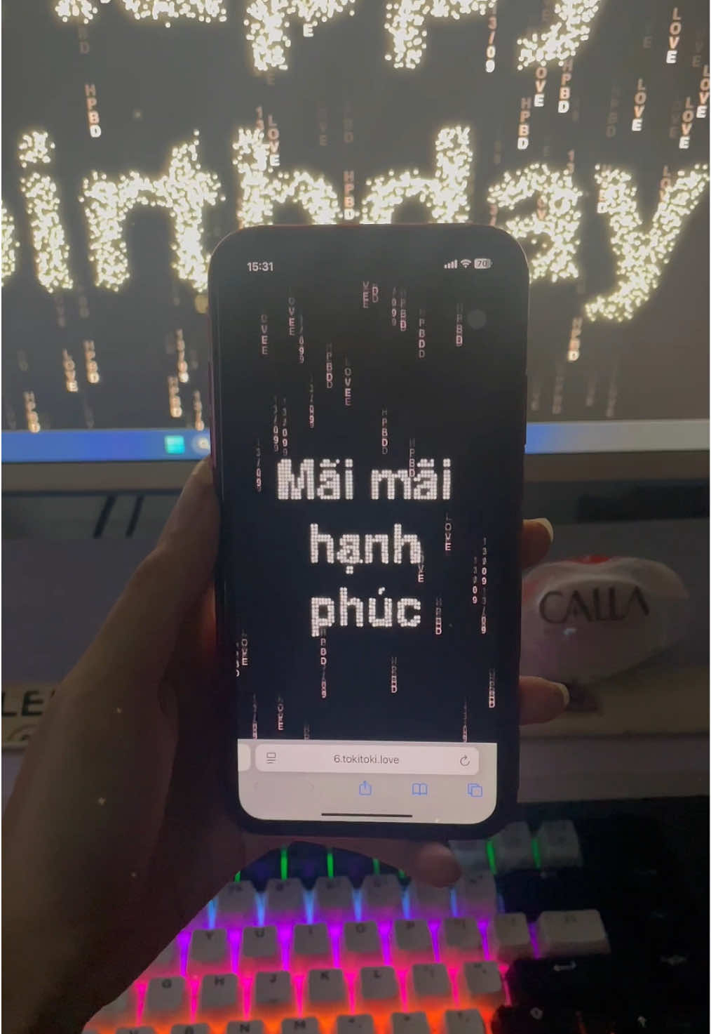 Mẫu chúc sinh nhật cho người yêu _____ Cách tạo QR trái tim - Cách tạo QR tình yêu - Cách tạo web quà tặng #tokitokilove #qrtinhyeu #quatangnguoiyeu #quatangkiniem #quatangsinhnhat 