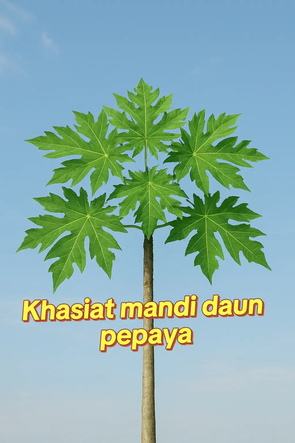 Inilah khasiat mandi daun pepaya, simak sampai akhir, terimakasih #daunpepaya #herbal #tipshidupsehat #sehat 
