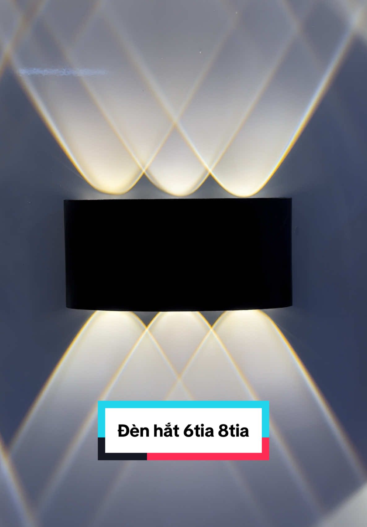 Đèn hắt tường 6tia, 8tia @ÁNH NĂM ĐÈN LED  #khosidenled #emanhdenled #anhnamdenled #xuhuong #fyp 
