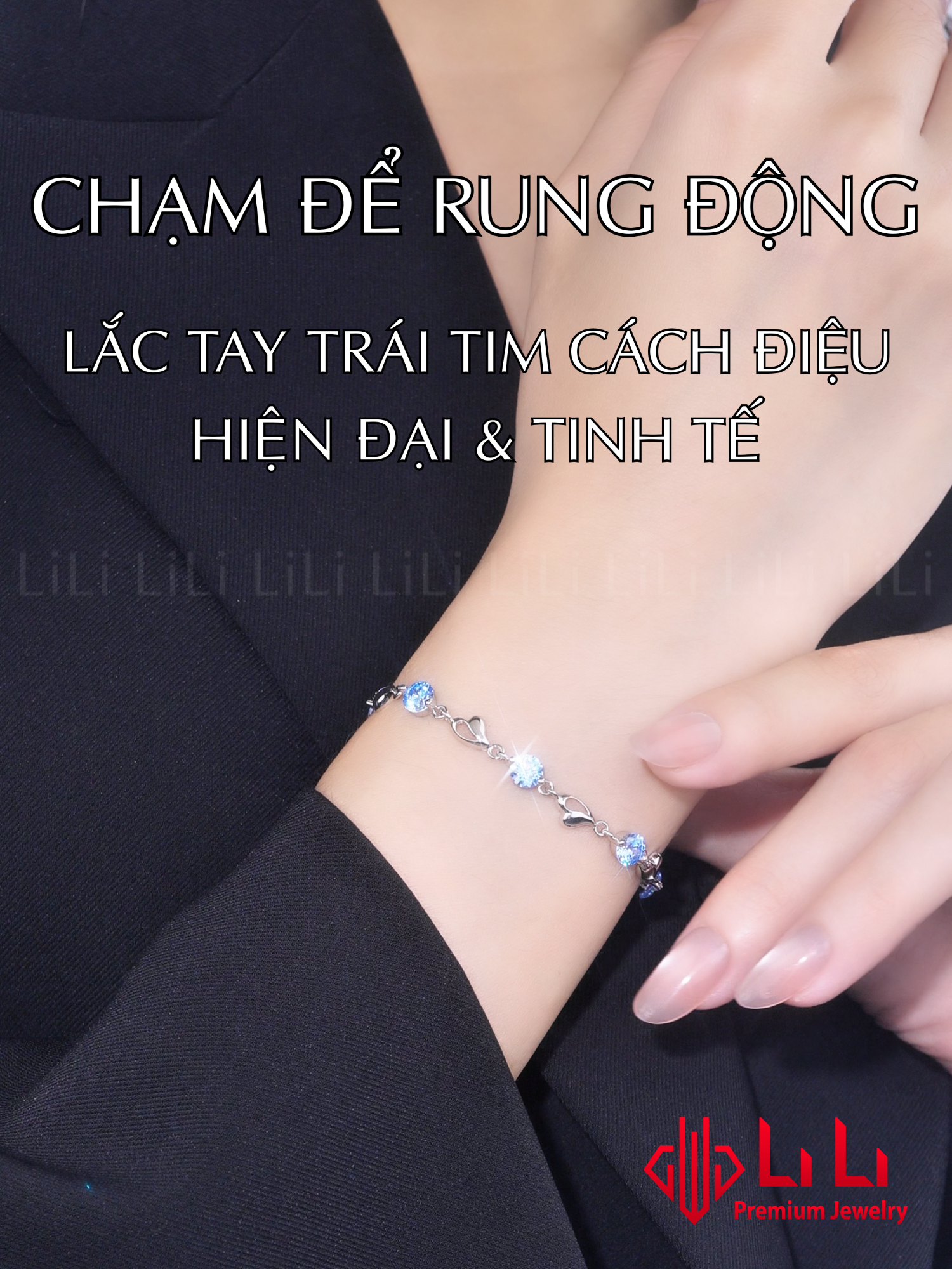 Chiếc lắc tay trái tim cách điệu mang cảm hứng từ tình yêu hiện đại. Được chế tác từ bạc S925 phủ bạch kim, đính đá CZ sáng rực. Khoảnh khắc bạn đeo, phong cách và cảm xúc của bạn sẽ được khắc hoạ rõ ràng và khó quên. #lactaybacnu #lactaybaclili #trangsuclili #lili