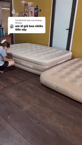 Trả lời @Hương Hoang đệm hơi có 2 màu #giuongbomhoitudong #demhoi #demhoitubom #xuhuong 