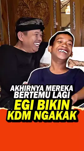 Akhirnya Kang Dedi Mulyadi ketemu lagi sama Egi di Lembur Pakuan