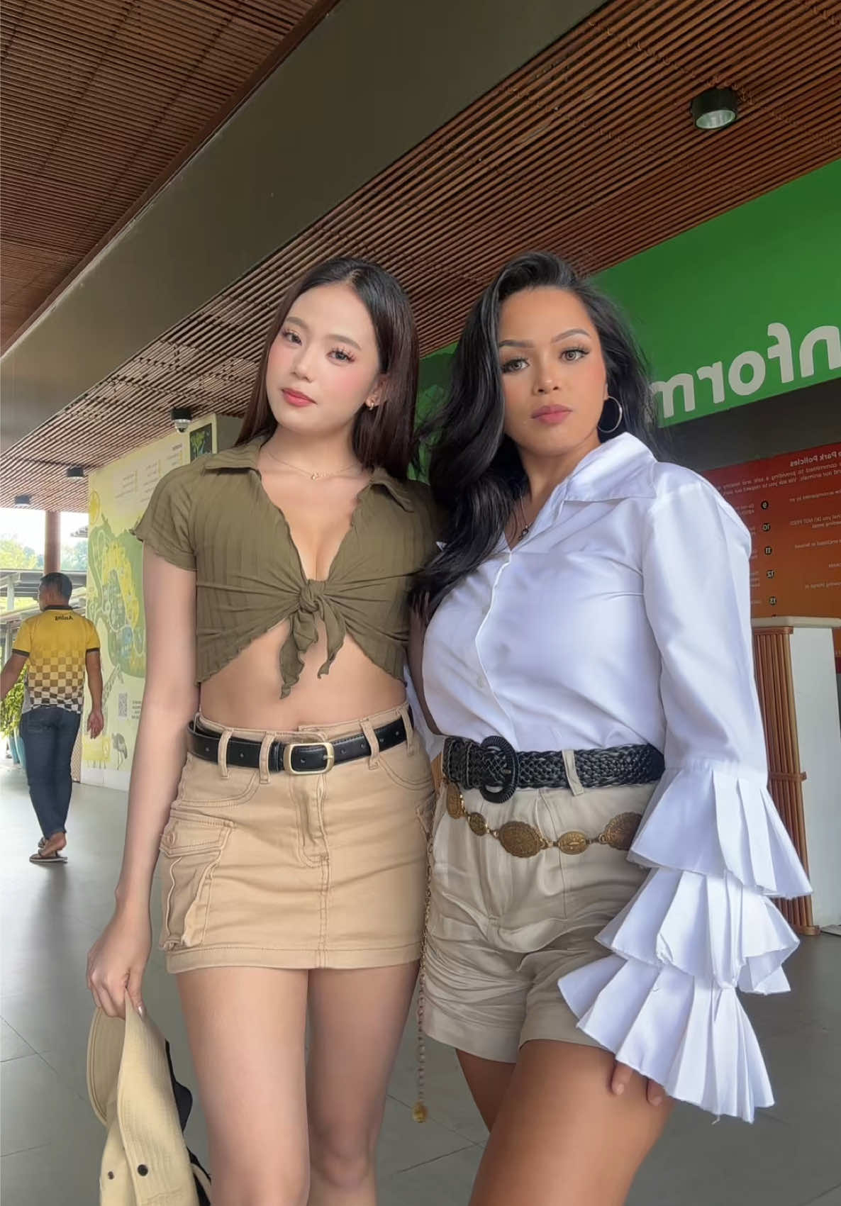 Bestie #OOTD #safariootd #cebusafari #fashioninspo 