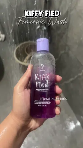 Feel fresh, feel fabulous! ✨ #kiffyfied #kiffyfiedfemeninewash #fyp #coolingeffect #whiteningeffect 