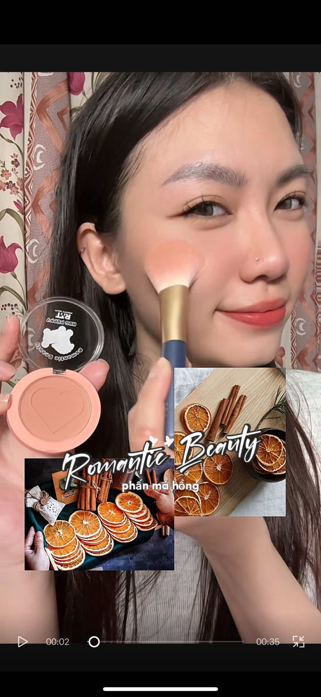 + 1 màu má hồng mới vào zỏ hàng🤟🏻🤟🏻🤟🏻   trà quế ấm siu xuynh #romanticbeauty #mahong #blush #makeup #phanmahong 