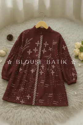 blouse batik modern wanita 🌸✨️