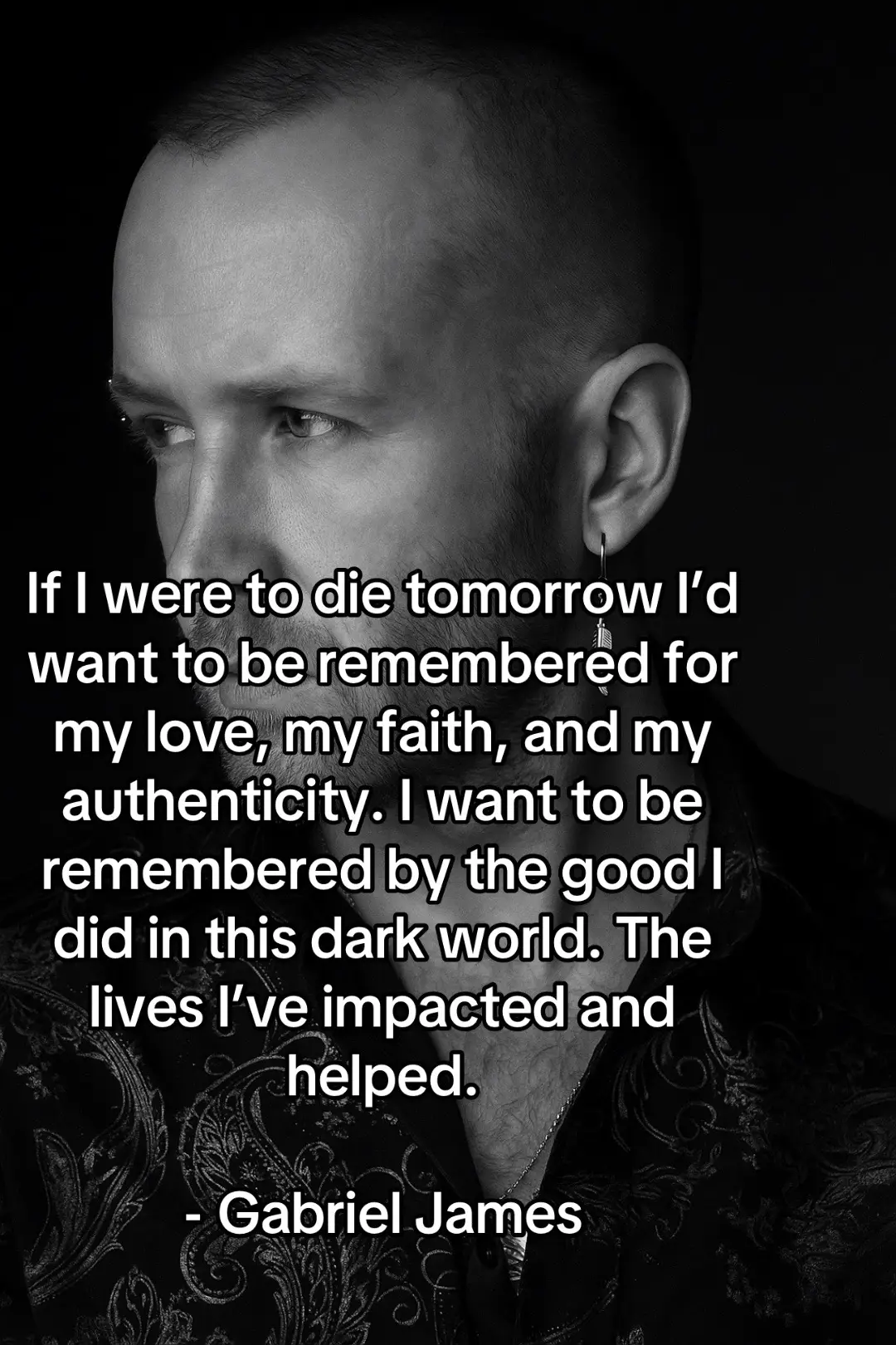 This is what I would want to be remembered as #ifiweretodietomorrow #fyp #rememberence 