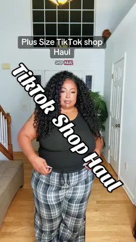 Plus Size TikTok Shop Haul! #plussize #creatorpicks #pajamas #gown #haul 