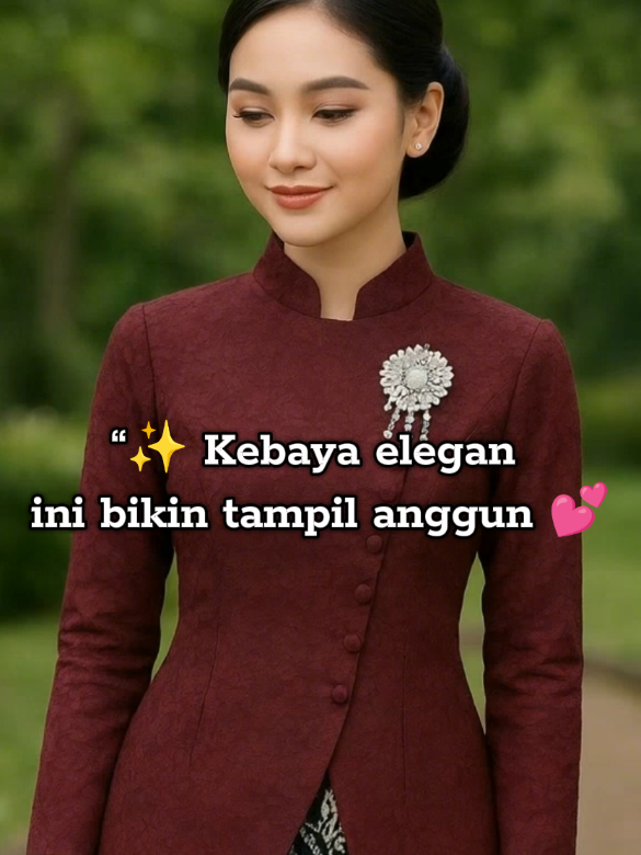 ✨ Pernah nggak sih bingung cari outfit yang anggun tapi tetap simpel? ✨ Kebaya ini bisa jadi jawabannya! Desain modern dengan sentuhan elegan, bikin kamu tampil percaya diri di setiap acara. 💕 #KebayaModern #KebayaElegan #OOTDStyle #FashionWanita #KebayaMasaKini