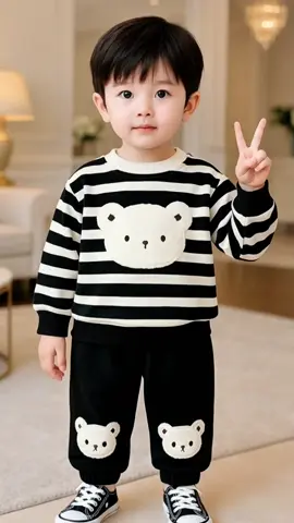 Sét bộ quần áo thu đông chất nỉ cho bé trai #thoitrang #thoitrangtreem #setbobetrai #xuhuong #linhluynh0 