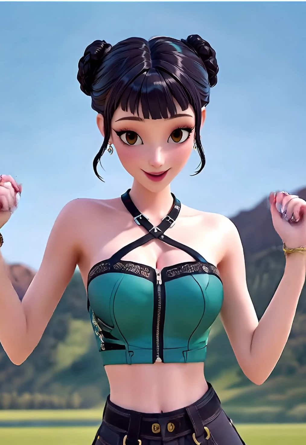 Zoey 🥰 #kpopdemonhunters #anime #cartoon #zoey 