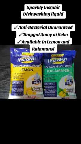 Sparkly Instakit Dishwashing Liquid Buy 1 get 2 -check out na  #sparklyinstakitdiydishwashing  #antibacterialdishwashingliquid 