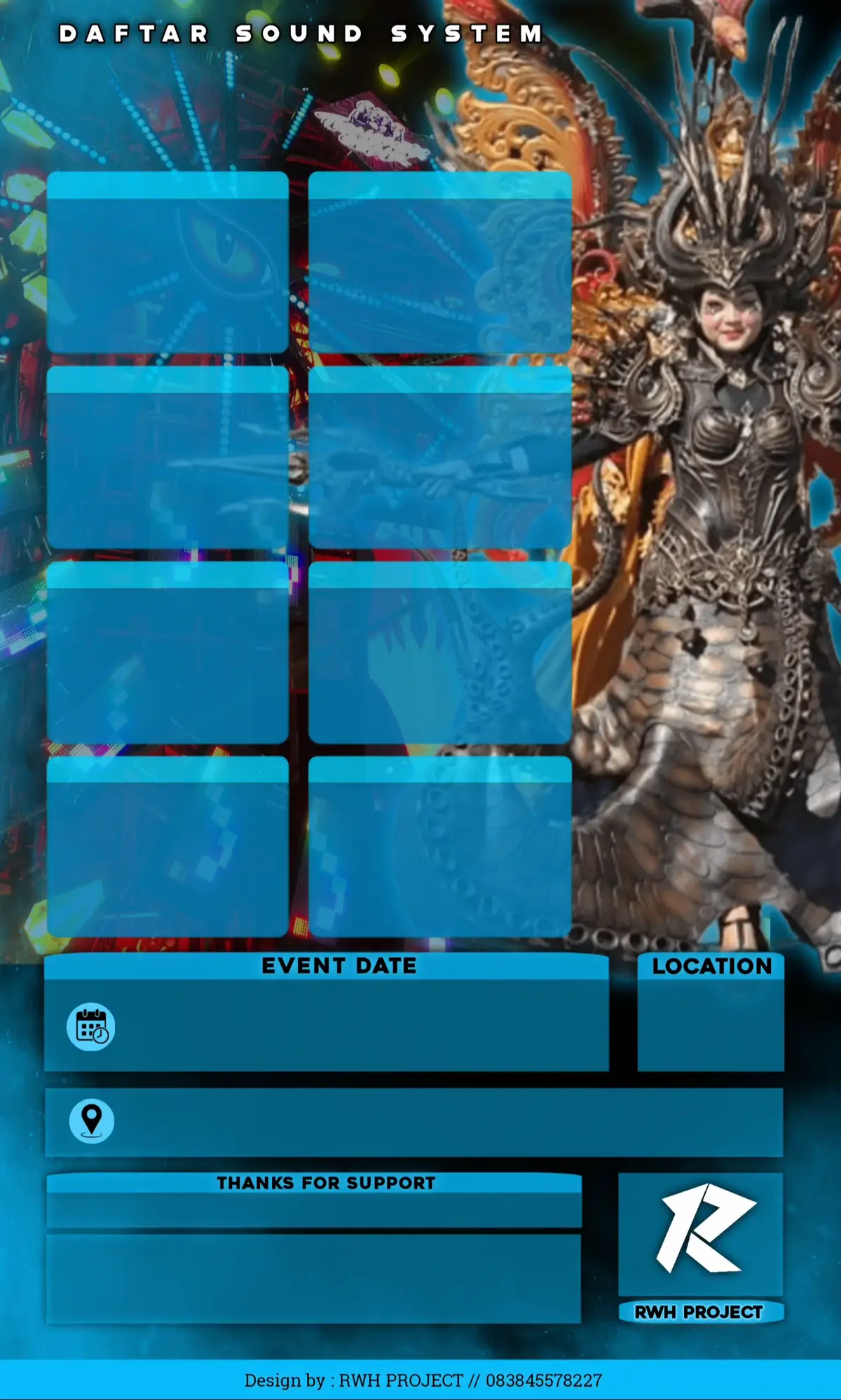 Bahan woro woro 8 pesertamu😁  #pixellab #pamflet #mentahanpamfletkarnaval #karnaval #2025 