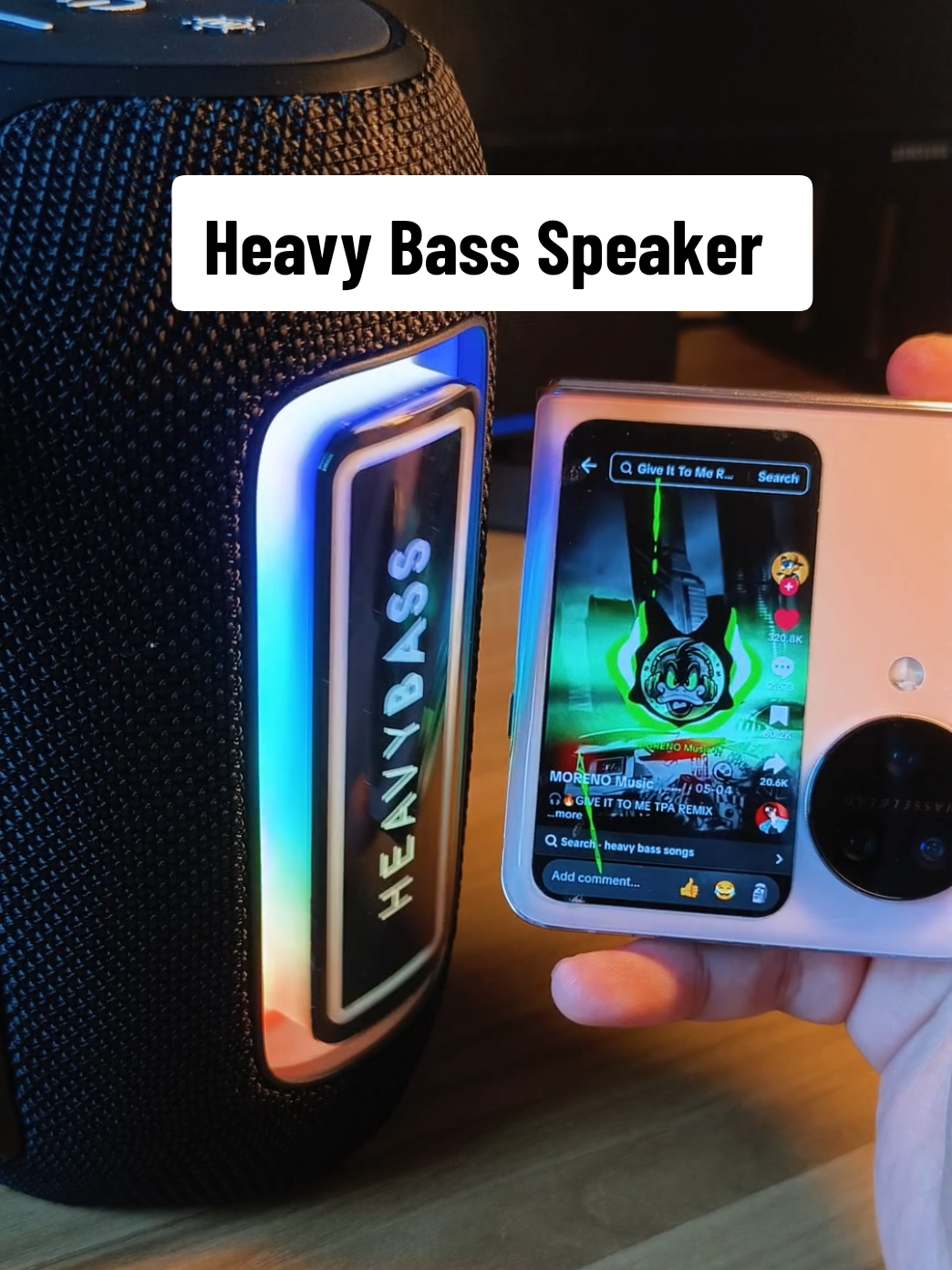 kecik je tapi padu geng bass dia, berdentum! #heavybassspeaker #heavybass #speakerbluetooth #speakerportable #speaker 