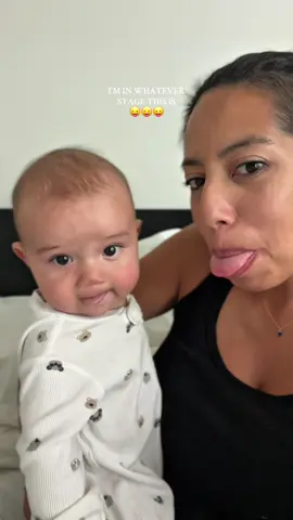 If you’re looking for me I’ll be making faces at my baby all day #cutebaby #4monthold #funnybaby #babymilestones #MomsofTikTok 