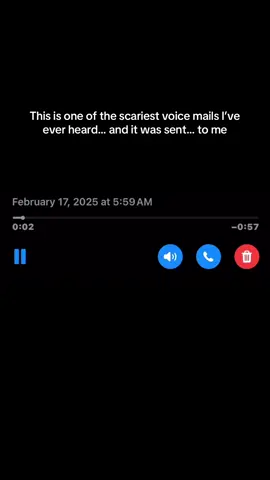 I went down a rabbit hole of cursed/weird voicemails and dug this back into my memory… I still just don’t know what or who made this. #creepy #voicemail #scary #scaryvoicemail #creepyvoicemail  