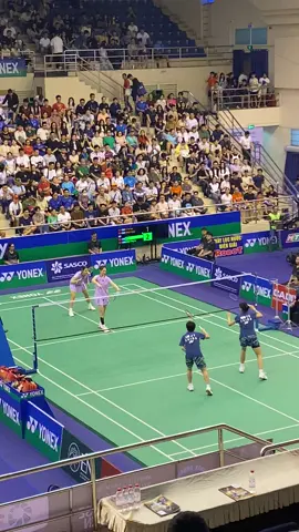 Mở màn ngày Chung Kết VNO2025 Trận đầu là cặp đôi nữ Trung Quốc  #vietnamopen2025 #xuhuong #badminton #yonexsunrise #caulongvietnam 